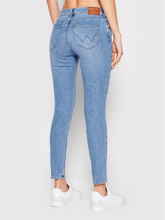 Wrangler Wrangler Jeansy W28KXR44U 112145985 Niebieski Skinny Fit