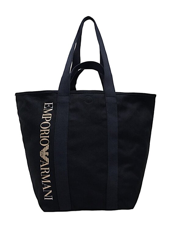 Emporio Armani Emporio Armani Costume da bagno borsa da spiaggia - Emporio Armani - full lettering Blu scuro
