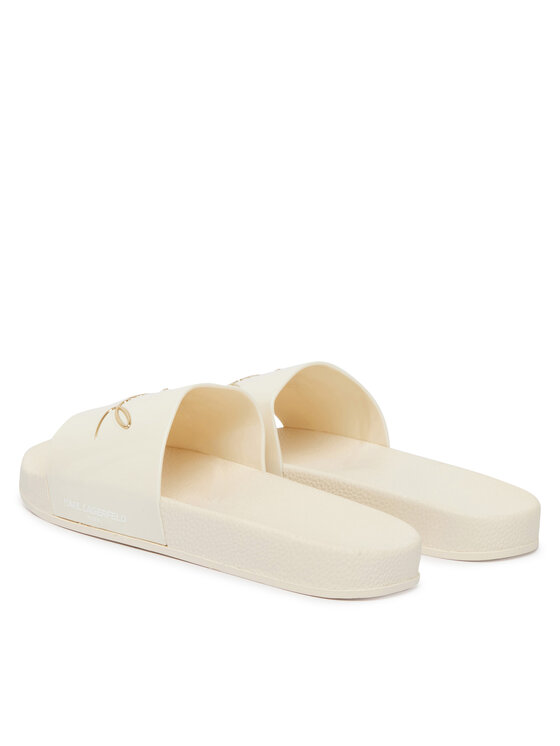 KARL LAGERFELD KARL LAGERFELD Şlapi Z31174 S Alb