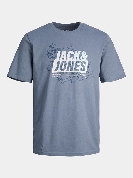 Jack&Jones Jack&Jones T-Shirt Map 12257908 Blau Regular Fit