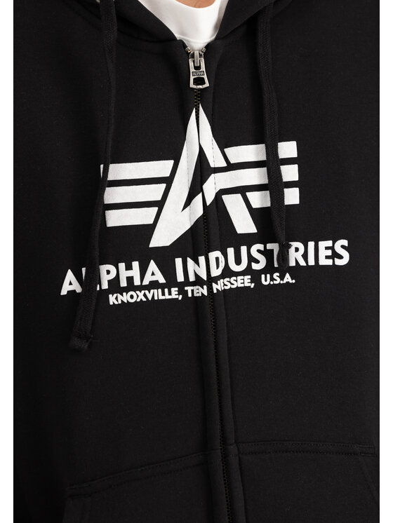 Alpha Industries Alpha Industries Mikina AI.178325PP-03 Čierna Basic Fit
