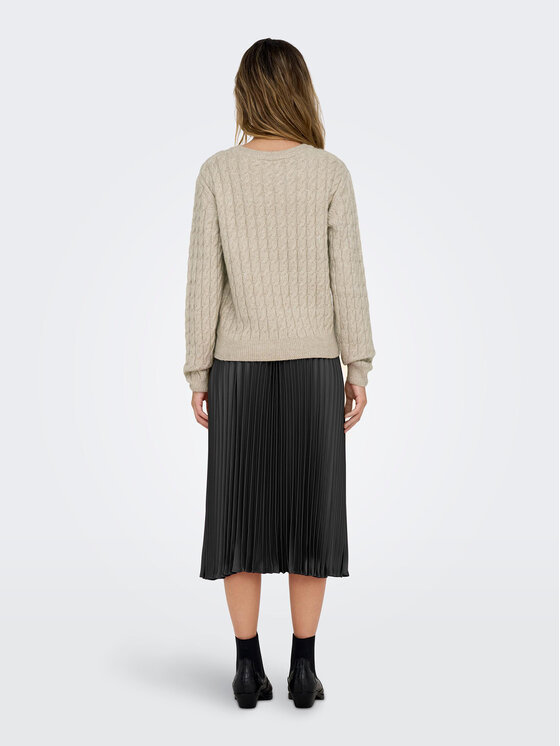 JDY JDY Fustă plisată 15309865 Negru Regular Fit