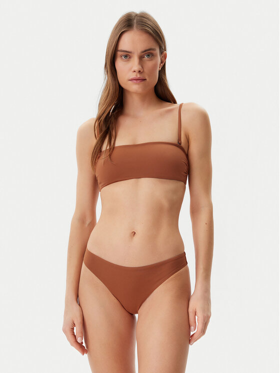 Calvin Klein Swimwear Calvin Klein Swimwear Bikini felső KW0KW02845 Barna