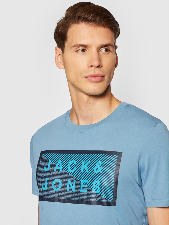 T-shirt Shawn 12185035 Blu Slim Fit