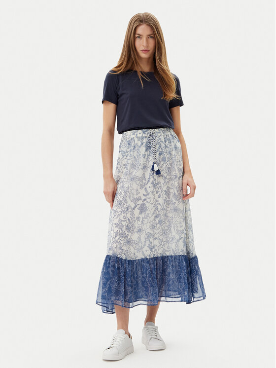 Pepe Jeans Pepe Jeans Trapézová sukně PL901194 Modrá Regular Fit