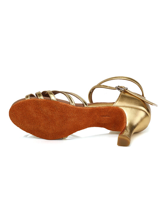 Burtan Dance Shoes Burtan Dance Shoes Sandały HAVANA Złoty