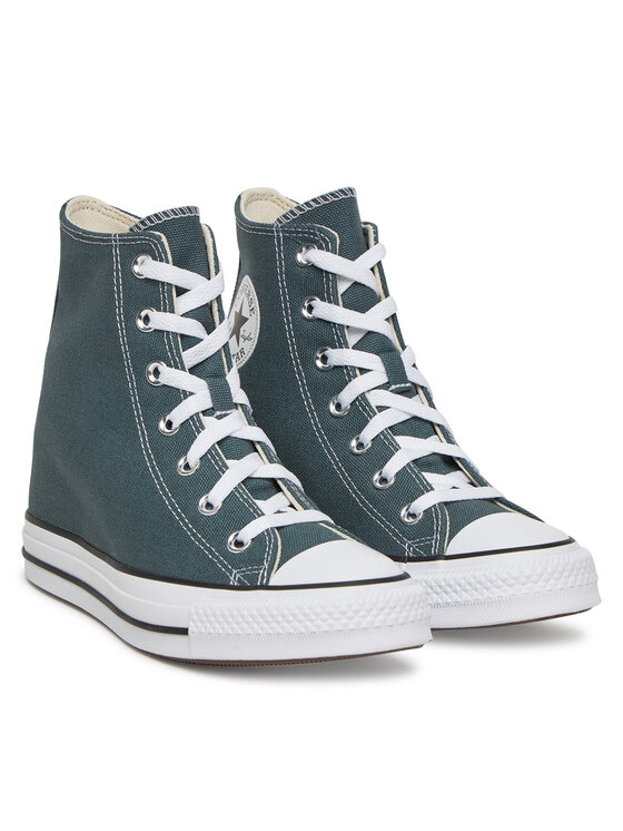 Converse Converse Trampki Chuck Taylor All Star Wedge A13841C Zielony