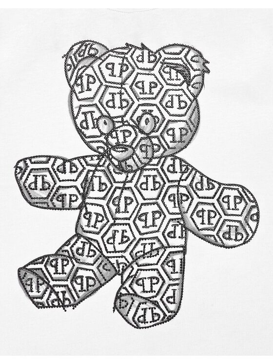 PHILIPP PLEIN PHILIPP PLEIN T-shirt 19971 Bianco Regular Fit