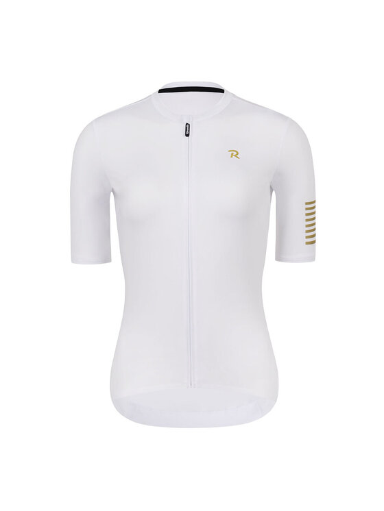 Rivanelle Rivanelle Koszulka rowerowa VICTORIOUS GOLD ELITE Biały Narrow Fit