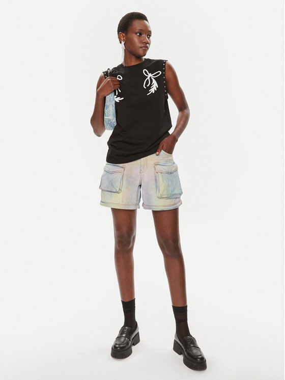 PINKO Pinko Τζιν Accesa 103246 A1PI Έγχρωμο Relaxed Fit