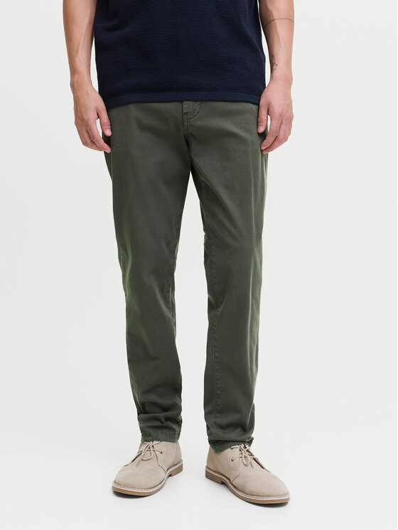 Jack & Jones Jack & Jones Chinos kelnes Marco Arthur 12260904 Pilka Slim Fit