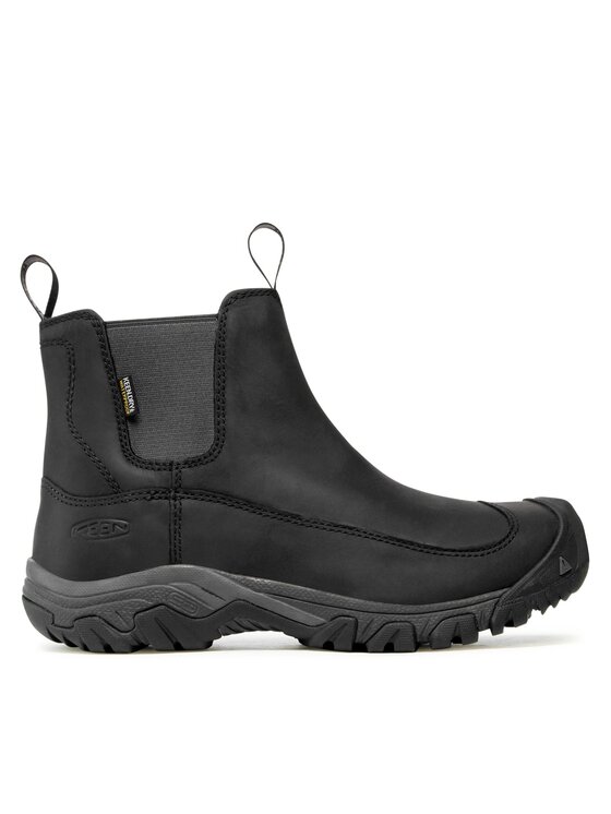 Keen Členková obuv s elastickým prvkom Anchorage Boot III WP 1017789 Čierna