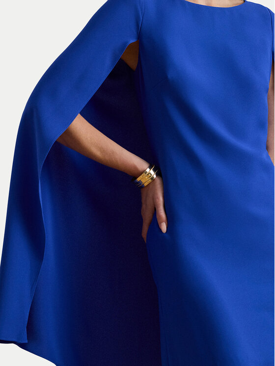 LAUREN RALPH LAUREN LAUREN RALPH LAUREN Коктейлна рокля 253980921006 Син Slim Fit