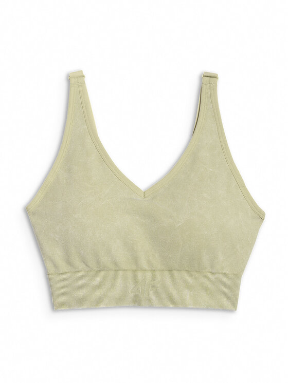 4F 4F Biustonosz sportowy YOGA Zielony