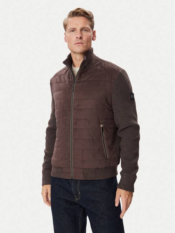 Milestone Milestone Demisezoninė striukė MSStanley 630372 60920 Tamsiai ruda Regular Fit