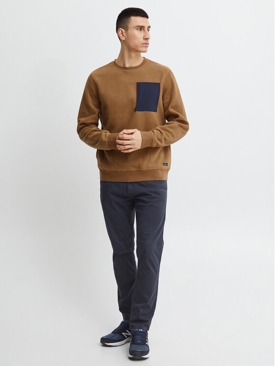 Felpa 20715392 Marrone Regular Fit