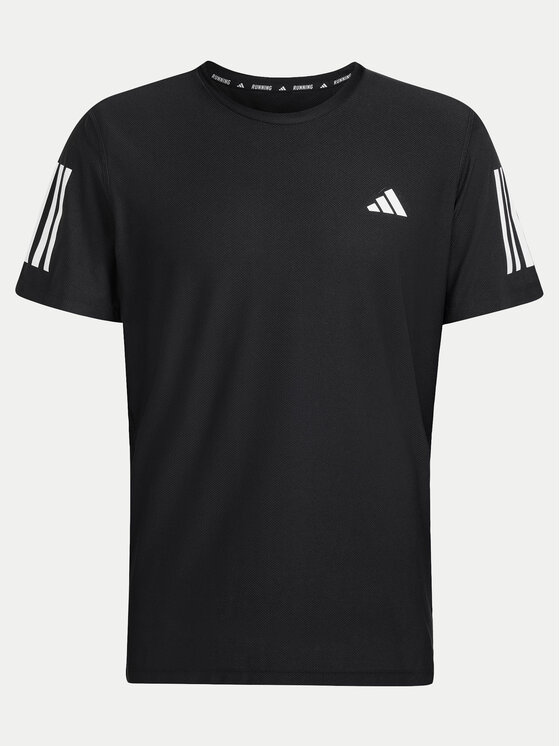 adidas adidas Тениска от техническо трико Own the Run IN1500 Черен Regular Fit