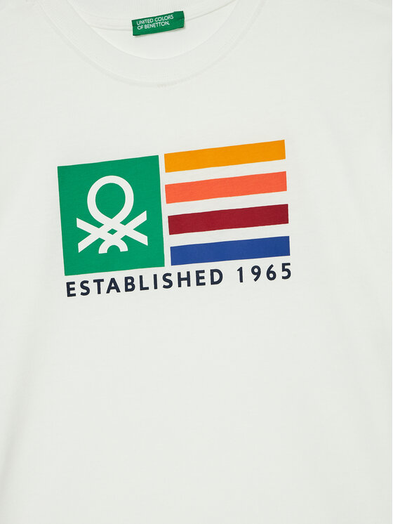 United Colors Of Benetton United Colors Of Benetton Blūze 3I1XC10JN Balts Regular Fit