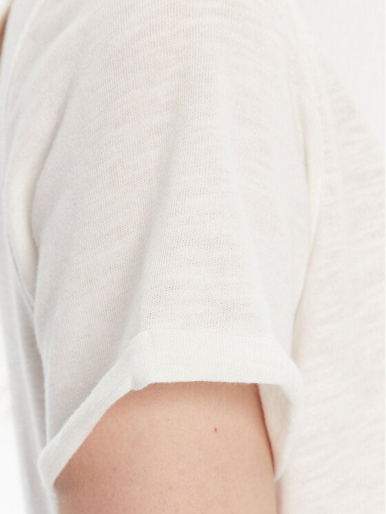 Roxy Roxy T-shirt ERJZT05731-WBK0 Bianco Regular Fit
