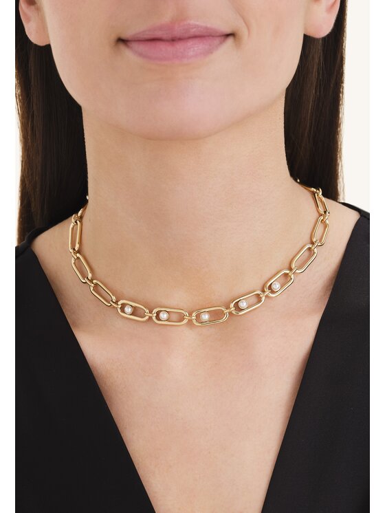 Rosefield Rosefield Naszyjnik MODERN PEARL Złoty
