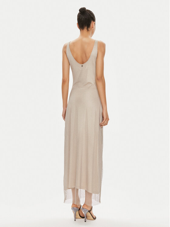 Rinascimento Rinascimento Rochie de zi CFC0118504003 Bej Regular Fit