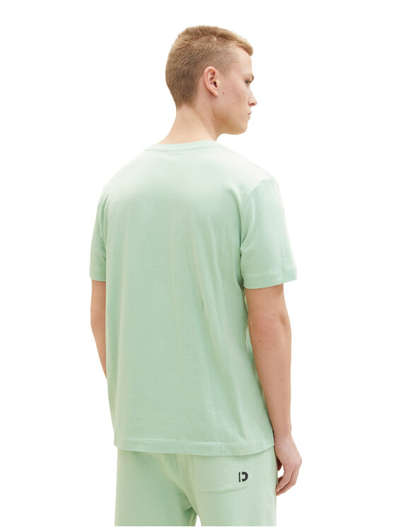 Tom Tailor Denim Tom Tailor Denim T-Shirt 1035599 Πράσινο