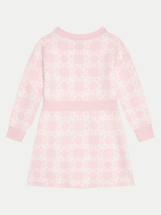 Guess Guess Trikotažinė suknelė K4BK20 Z3K10 Rožinė Regular Fit