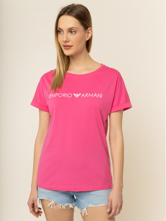 Emporio Armani Emporio Armani Marškinėliai 262633 0P340 00073 Rožinė Regular Fit