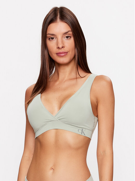 Calvin Klein Underwear Top Nedrček 000QF7111E Zelena