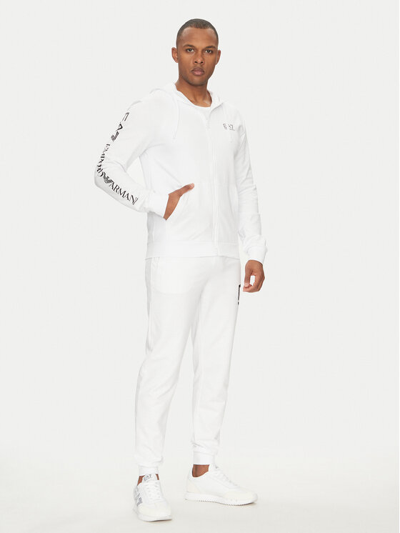 EA7 Emporio Armani EA7 Emporio Armani Суитшърт 7M000568 AF13512 M0003 Бял Regular Fit