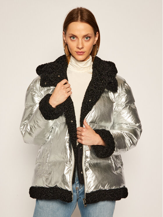Silvian Heach Silvian Heach Daunenjacke Cadillac PGA20171PI Silberfarben Regular Fit