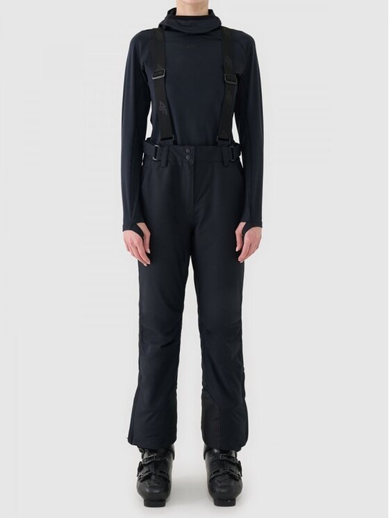 4F 4F Pantaloni da sci 4FWAW24TFTRF0921-20S Nero Regular Fit