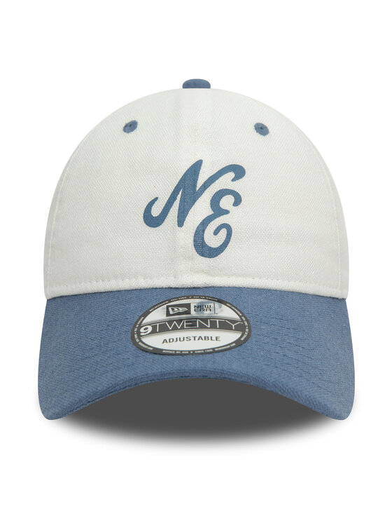 New Era New Era Șapcă Linen Script 920 Ne 60503547 Alb