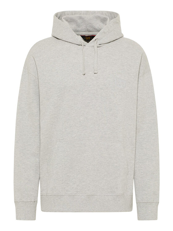 Lee Lee Felpa CORE LOOSE HOODIE SHARP Grigio Loose Fit