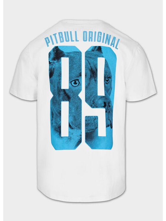 PITBULL PITBULL T-Shirt EIGHTY NINE DOG Biały Regular Fit