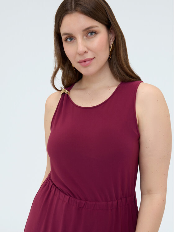 Fiorella Rubino Fiorella Rubino Abito da sera 7017L001189N036 Bordeaux A-Line Fit