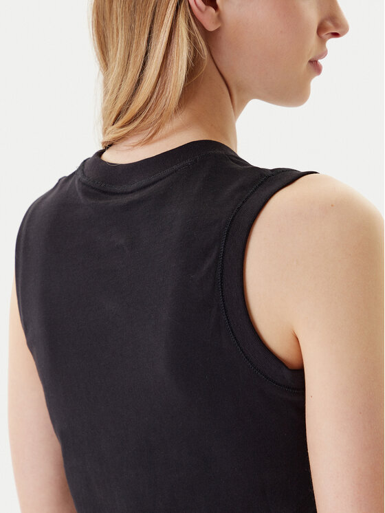 Calvin Klein Jeans Calvin Klein Jeans Top LV047C852G Czarny Regular Fit