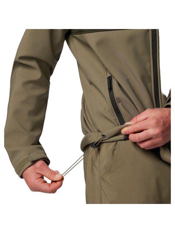 Columbia Columbia Kurtka softshell Ascender Softshell Jacket 1556534398 Zielony Regular Fit