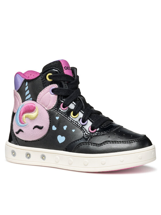 Geox Geox Sneakersy J Skylin J568WD 0NFKN C9240 M Černá