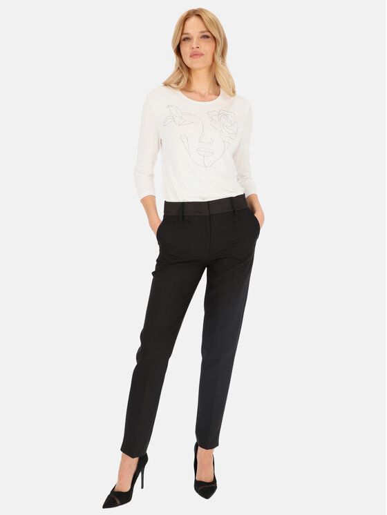 L’AF L’AF Spodnie damskie Orli Czarny Regular Fit