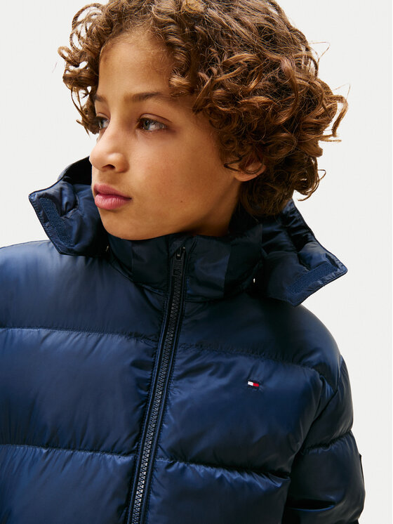 Tommy Hilfiger Tommy Hilfiger Geacă din puf Essential KB0KB10091 D Bleumarin Regular Fit