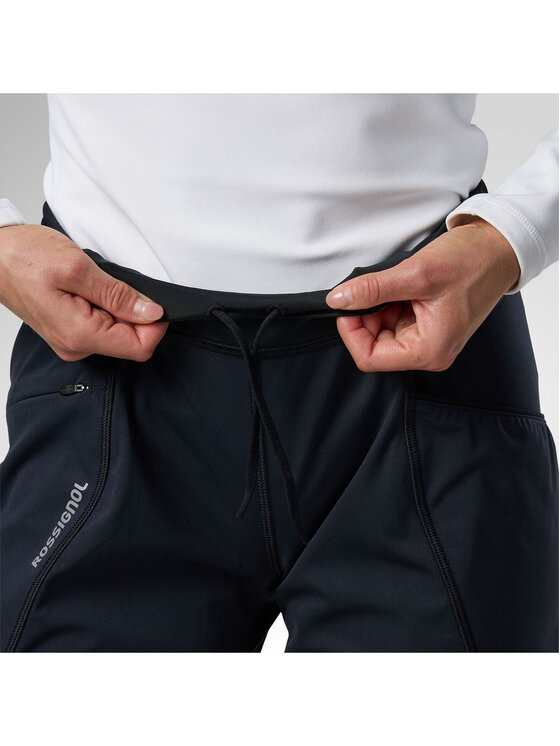Rossignol Rossignol Spodnie narciarskie W Venon Softshell Pant Czarny Slim Fit