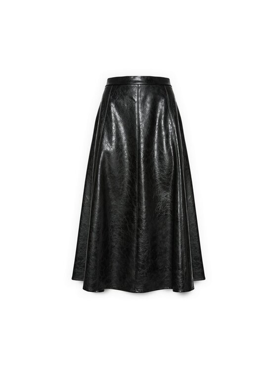 Elena Mirò Elena Mirò Gonna midi 1004P000101N033 Nero Flared Fit