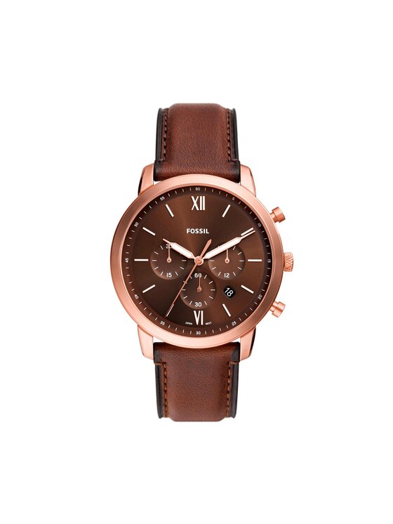 Fossil Fossil Ročna ura Neutra Chronograph FS6026 Rjava