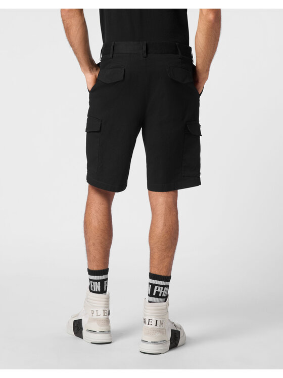 PHILIPP PLEIN PHILIPP PLEIN Šortky 9389 Čierna Regular Fit