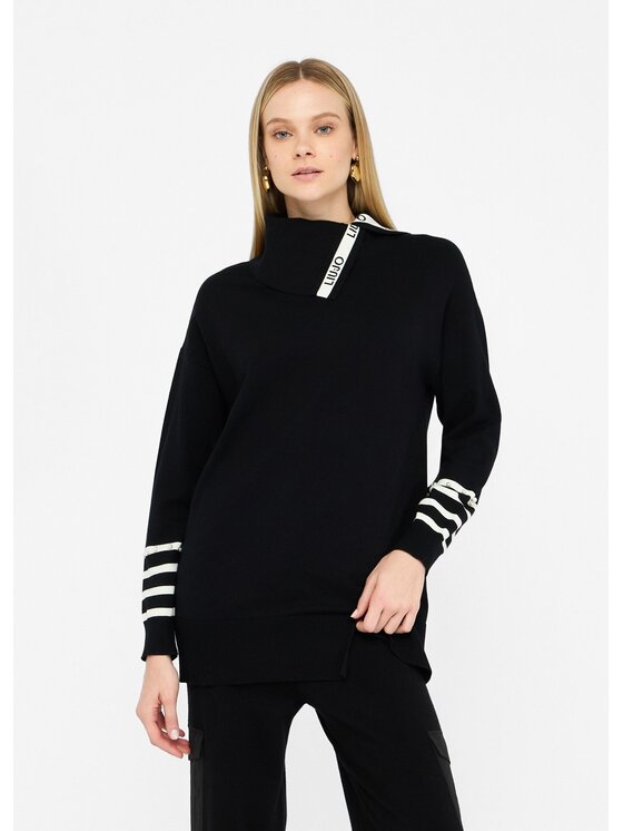 Liu Jo Liu Jo Maglione TF5218MS63L03N66 Nero Regular Fit