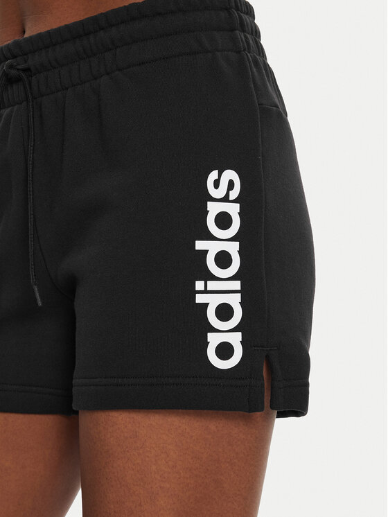 adidas adidas Športne kratke hlače Essentials Linear French Terry Shorts IC4442 Črna Slim Fit