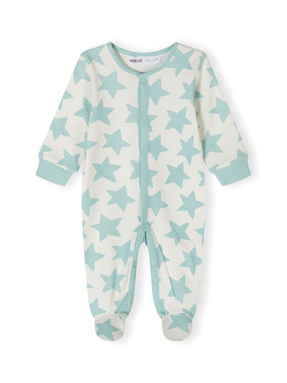 MINOTI MINOTI Pajac 24babypack9 Zielony Regular Fit