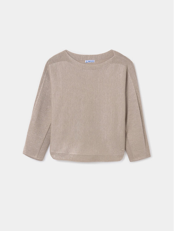 Mayoral Mayoral Pulover 6337 Bež Relaxed Fit