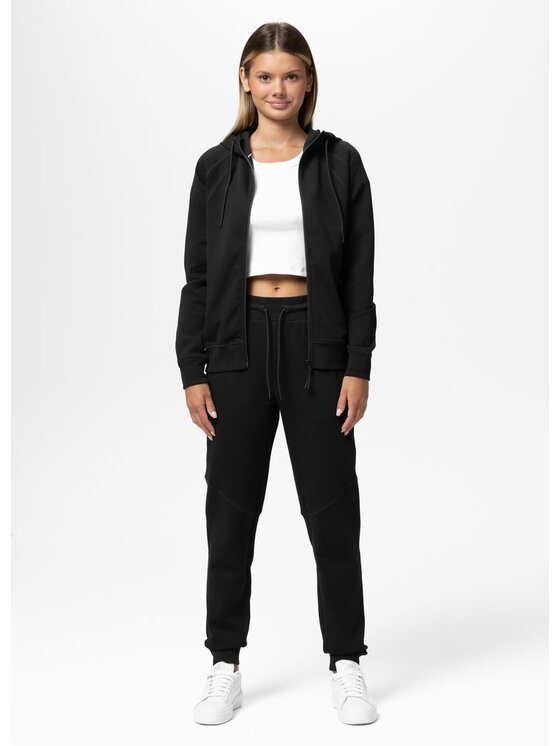 PITBULL PITBULL Bluza EXPLORY Czarny Regular Fit